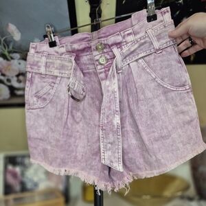 We The Free Light Pink Jean Shorts